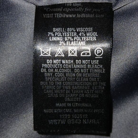 Ted Baker Naira Contrast Pocket Mini Skirt - Picture 8 of 8